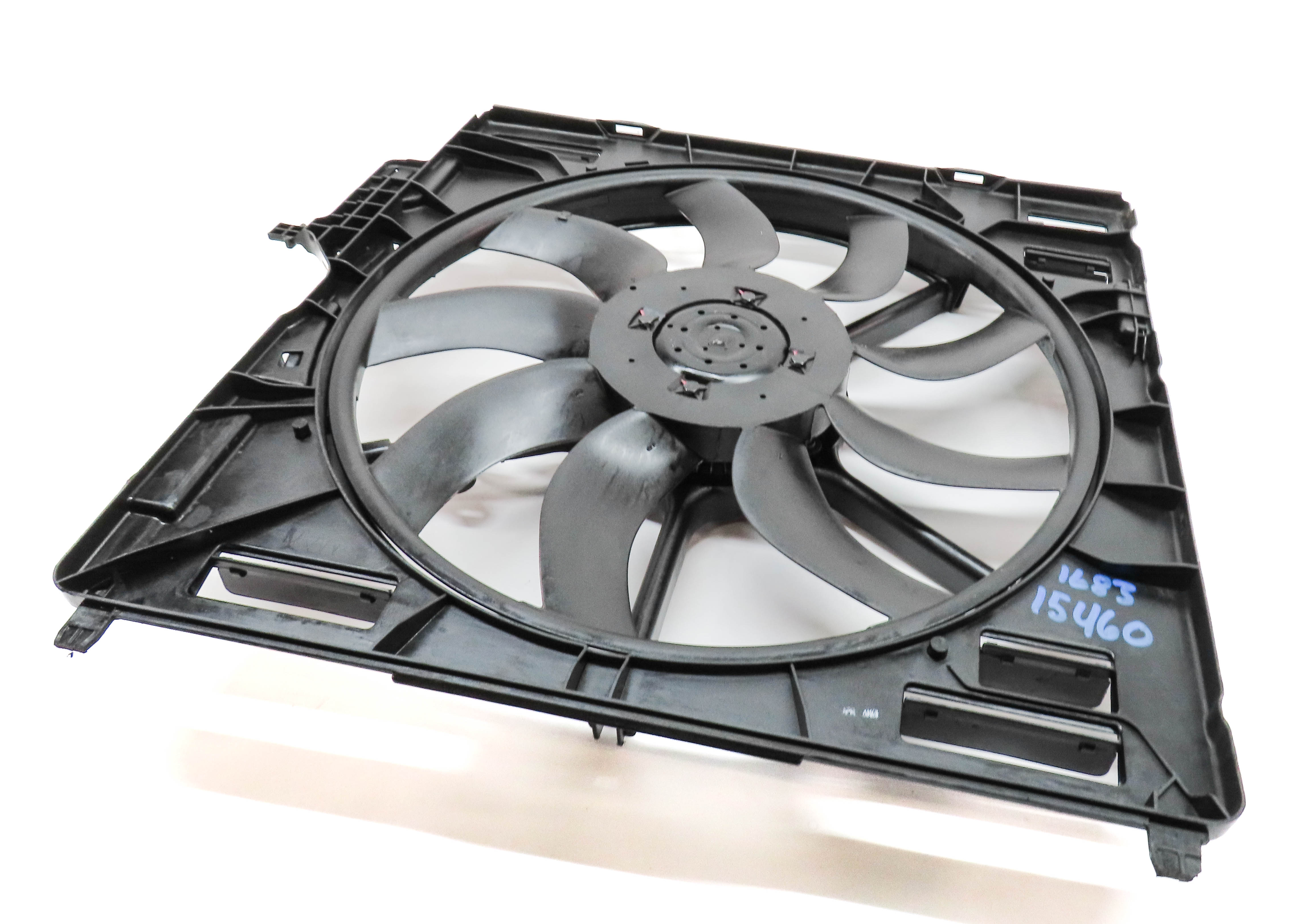 2008-2014 BMW X5 X5M X6 X6M (E70 E71) 850 WATT RADIATOR COOLING FAN ASSEMBLY — exact item pictured